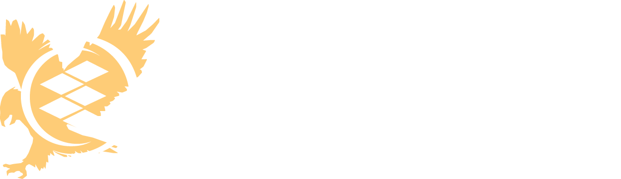 Eastern Horizontal Logo Reversed - Yellow Eagle-01