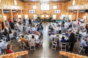 The Misty Mountain Event Barn was the venue for the 2022 Farm to Table Dinner.