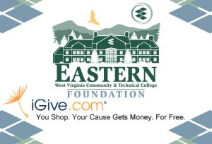 College foundation logo with charity website logo