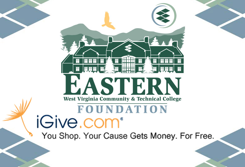 College foundation logo with charity website logo