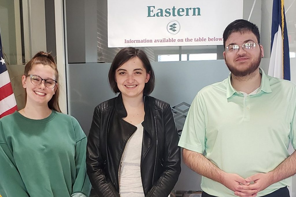 Student government officers stand for a portrait at Eastern West Virginia Community and Technical College.