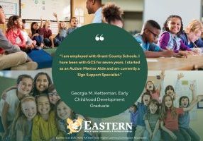 Early Childhood Development Student Success - Georgia Ketterman - Web Graphic
